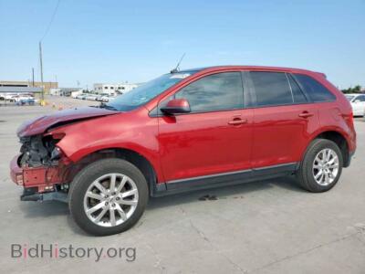 2013 Ford EDGE SEL, красный — VIN 2FMDK3JC9DBA67962, Copart