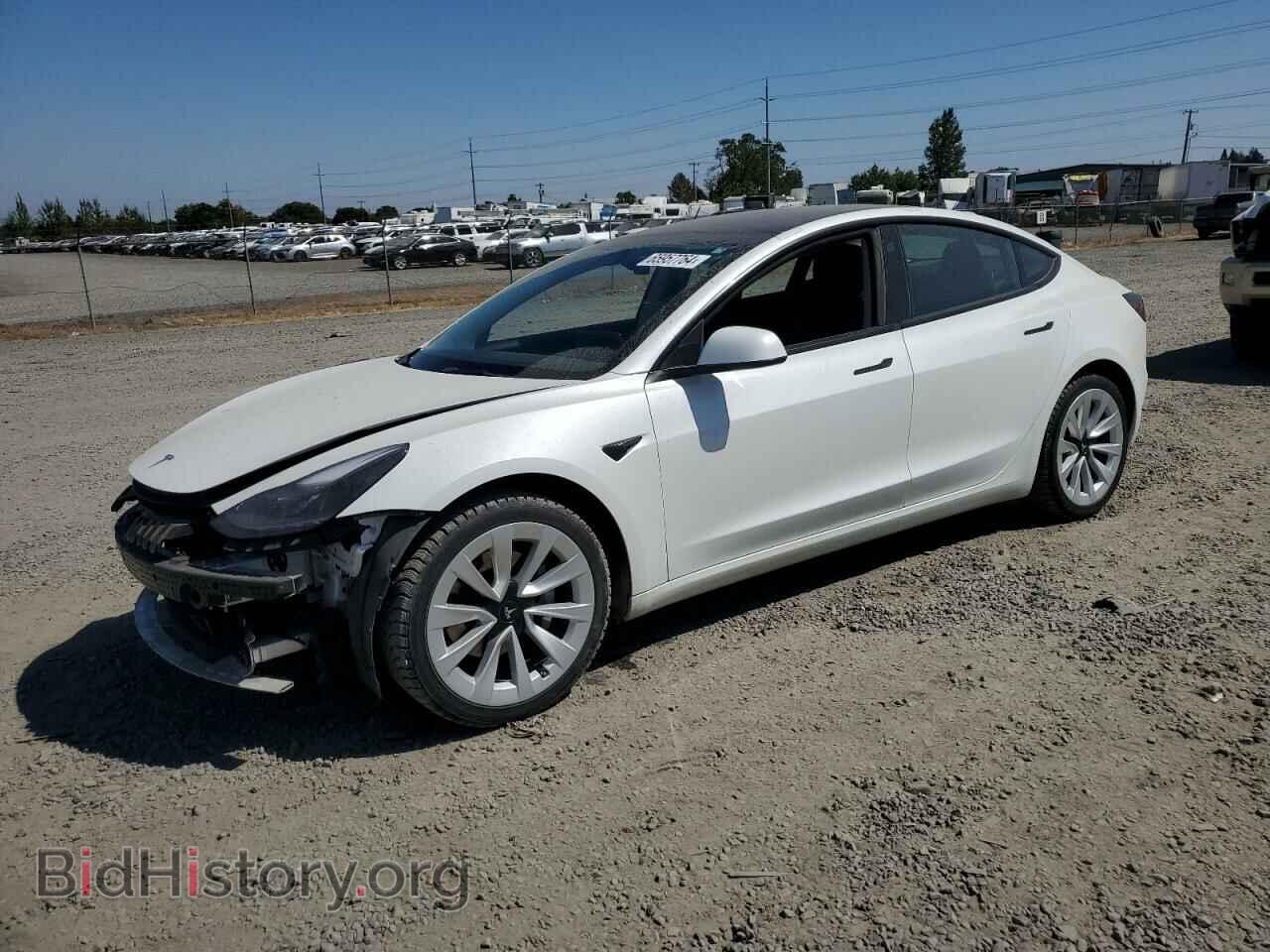 Photo 5YJ3E1EB2NF127663 - TESLA MODEL 3 2022