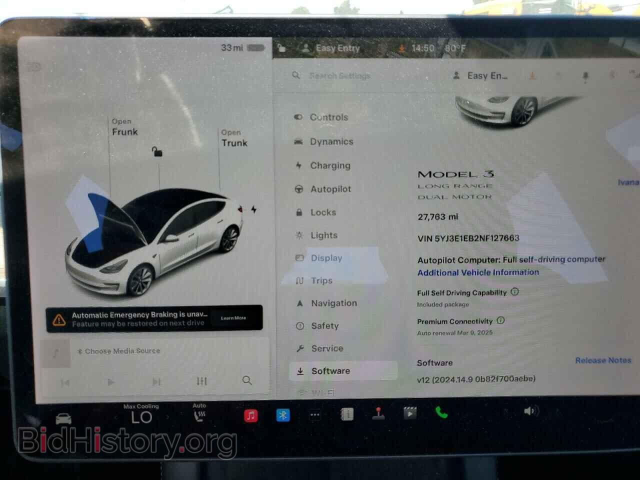 2022 TESLA MODEL 3 - VIN: 5YJ3E1EB2NF127663 - Photo 9