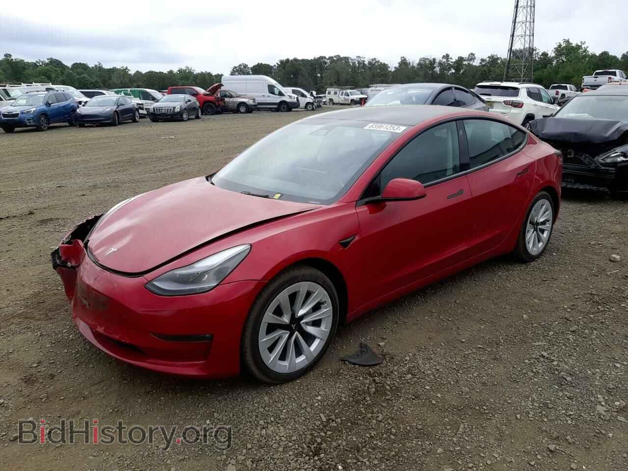 Фотография 5YJ3E1EB0NF127273 - TESLA MODEL 3 2022