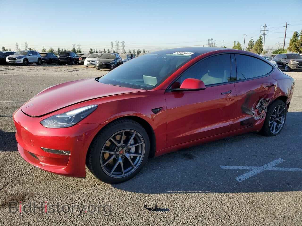 Photo 5YJ3E1EA7NF132574 - TESLA MODEL 3 2022