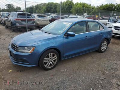 2017 Volkswagen JETTA S, blue — VIN 3VW2B7AJXHM234171, Copart