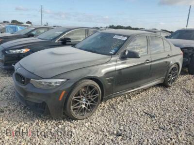 2018 BMW M3, black — VIN WBS8M9C55J5L01136, Copart
