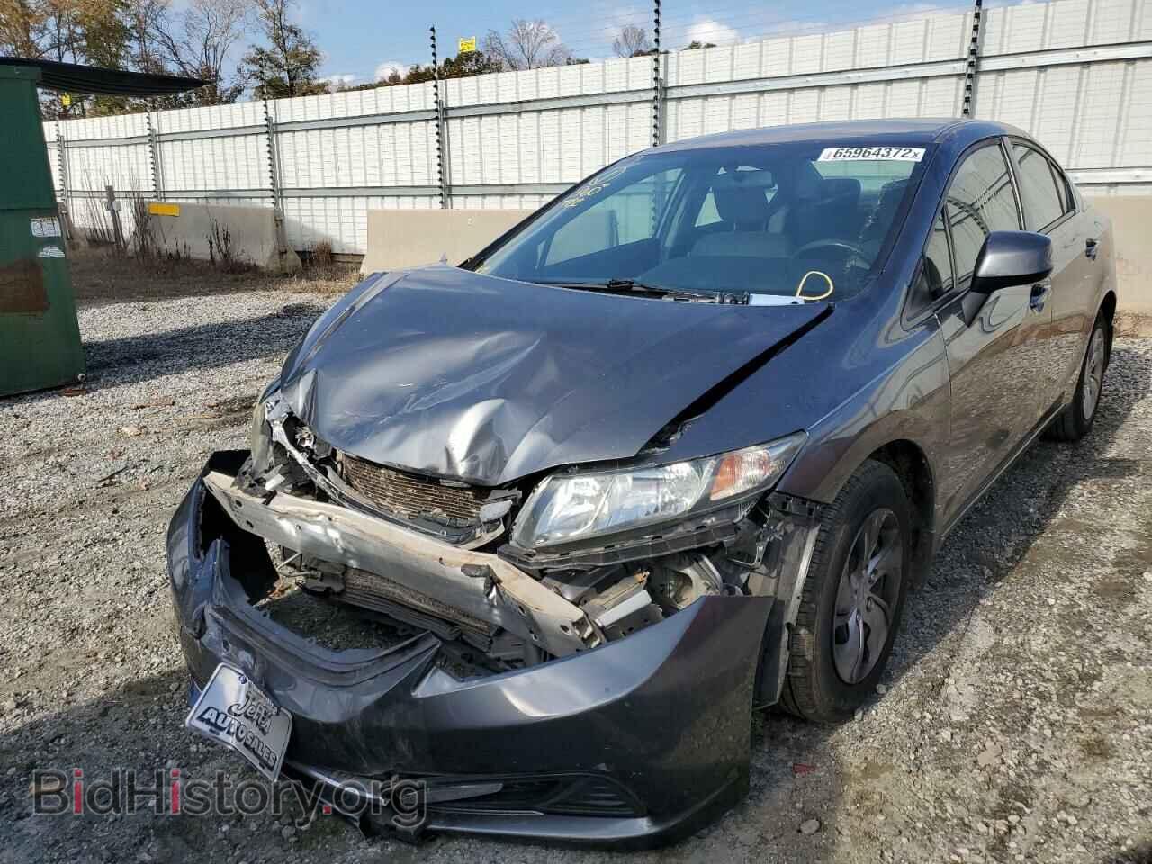 2013 HONDA CIVIC - VIN: 19XFB2F53DE007105 - Фото 2