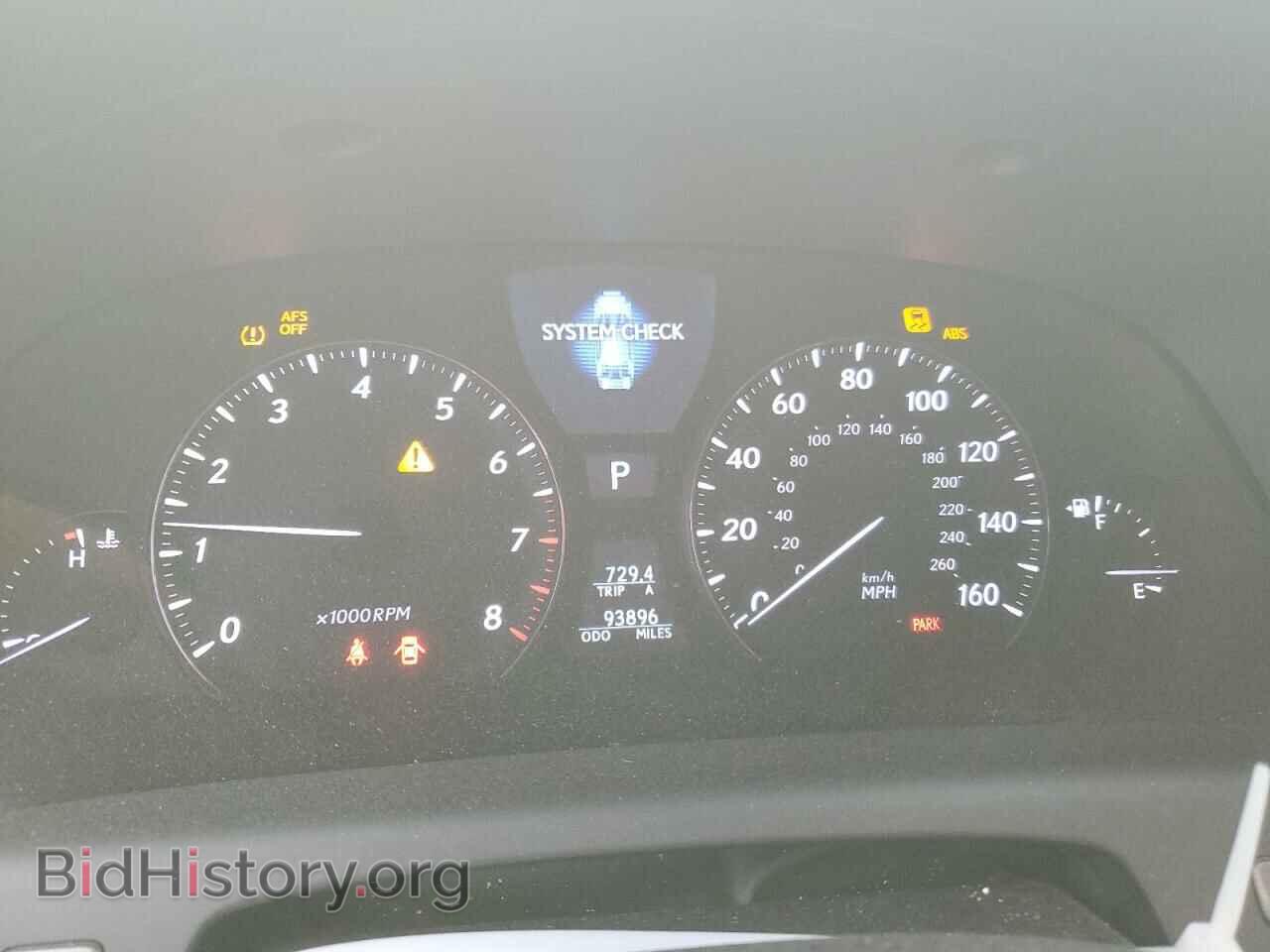 2007 LEXUS LS460 - VIN: JTHBL46F775004979 - Фото 9