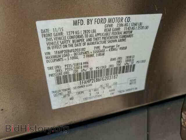 2015 FORD TAURUS - VIN: 1FAHP2E86FG203182 - Photo 13