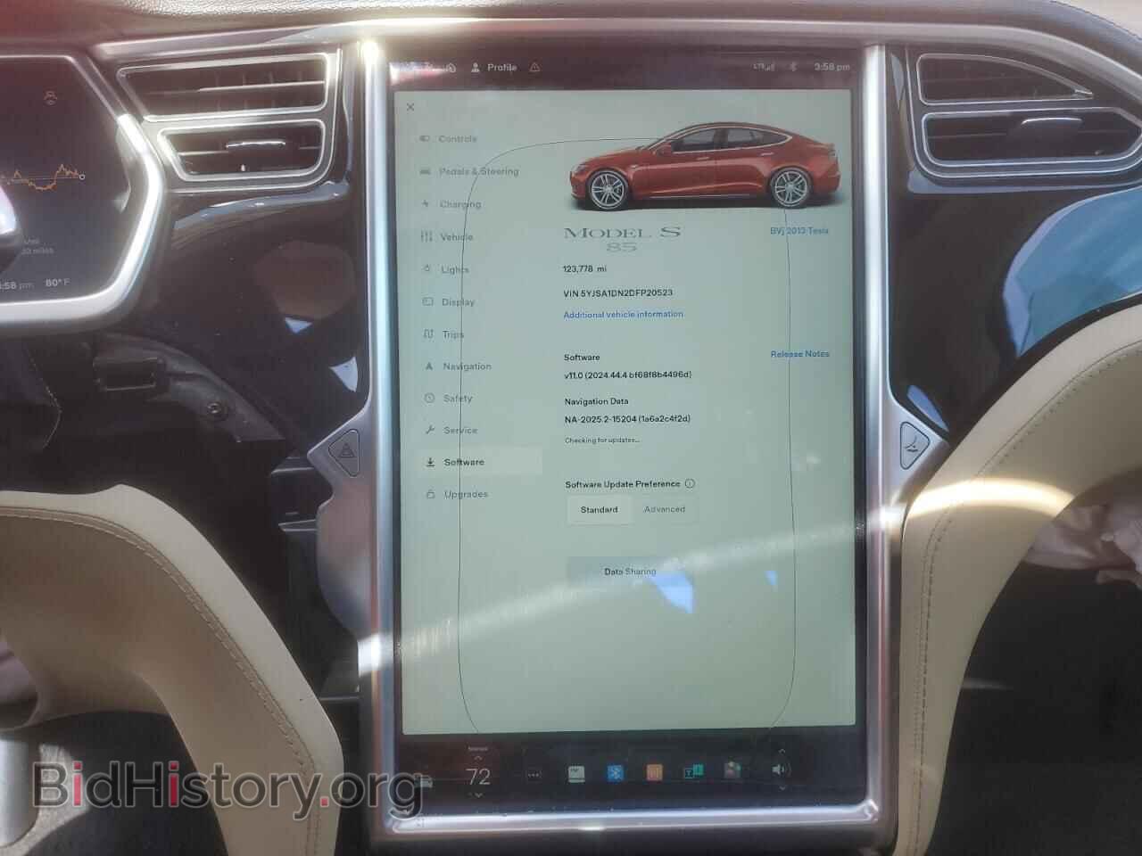 2013 TESLA MODEL S - VIN: 5YJSA1DN2DFP20523 - Photo 9