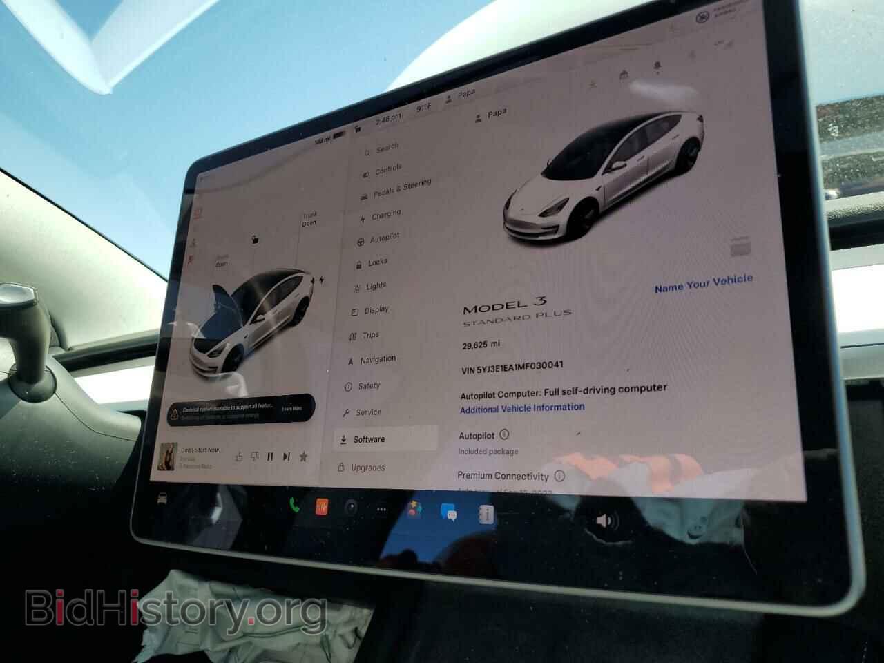2021 TESLA MODEL 3 - VIN: 5YJ3E1EA1MF030041 - Фото 9