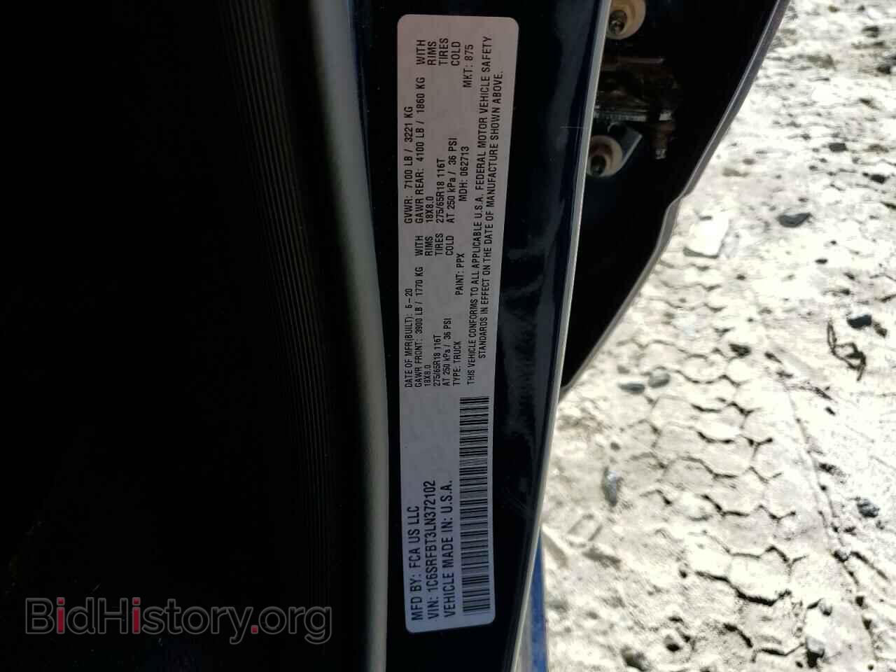 2020 RAM 1500 - VIN: 1C6SRFBT3LN372102 - Фото 12