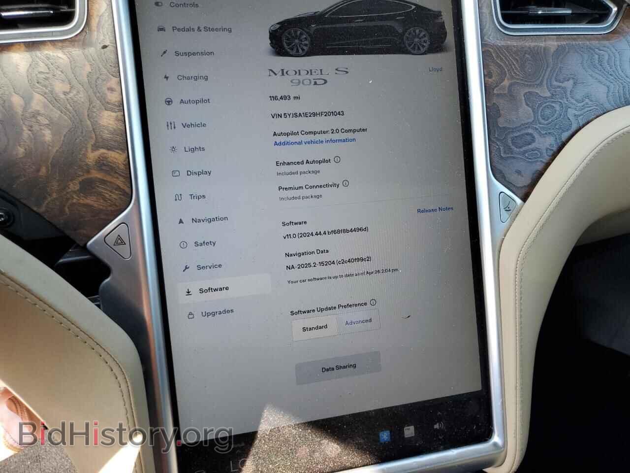 2017 TESLA MODEL S - VIN: 5YJSA1E29HF201043 - Photo 9
