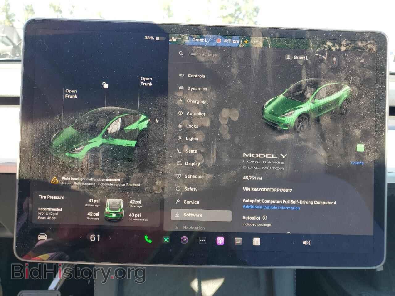 2024 TESLA MODEL Y - VIN: 7SAYGDEE3RF176617 - Photo 9