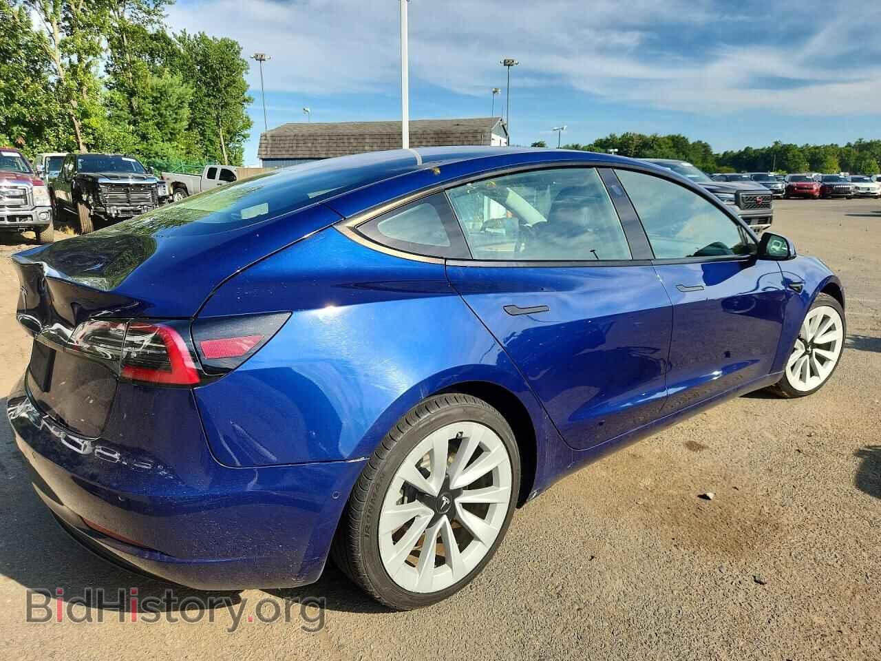 2022 TESLA MODEL 3 - VIN: 5YJ3E1EA3NF370471 - Фото 3