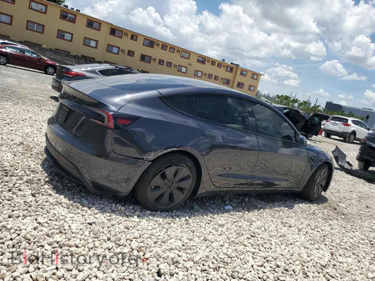 2024 TESLA MODEL 3 - VIN: 5YJ3E1EA5RF756184 - Фото 3