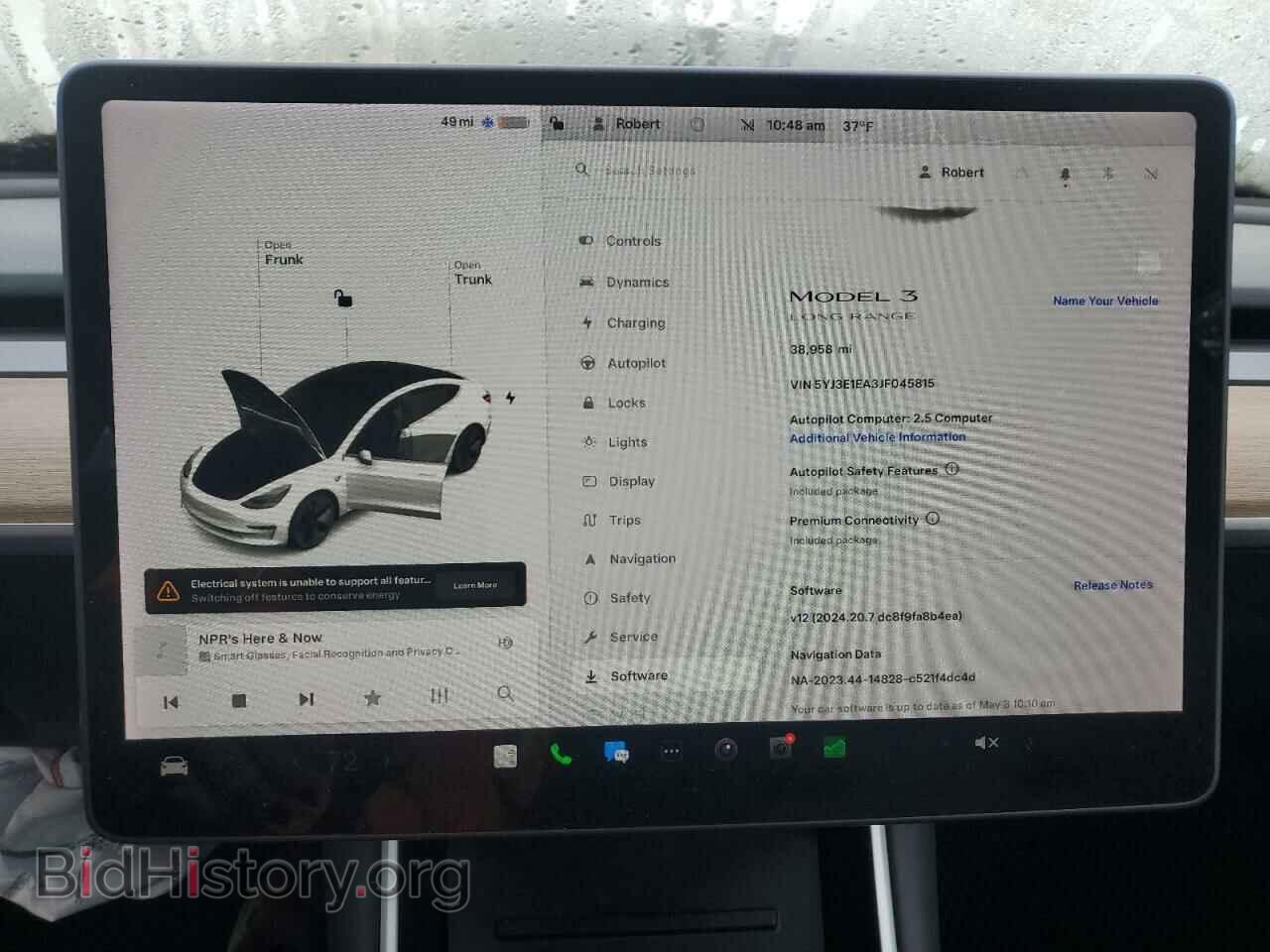 2018 TESLA MODEL 3 - VIN: 5YJ3E1EA3JF045815 - Photo 9