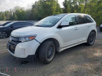 2013 Ford EDGE Sport, белый — VIN 2FMDK4AK3DBC31221, Copart