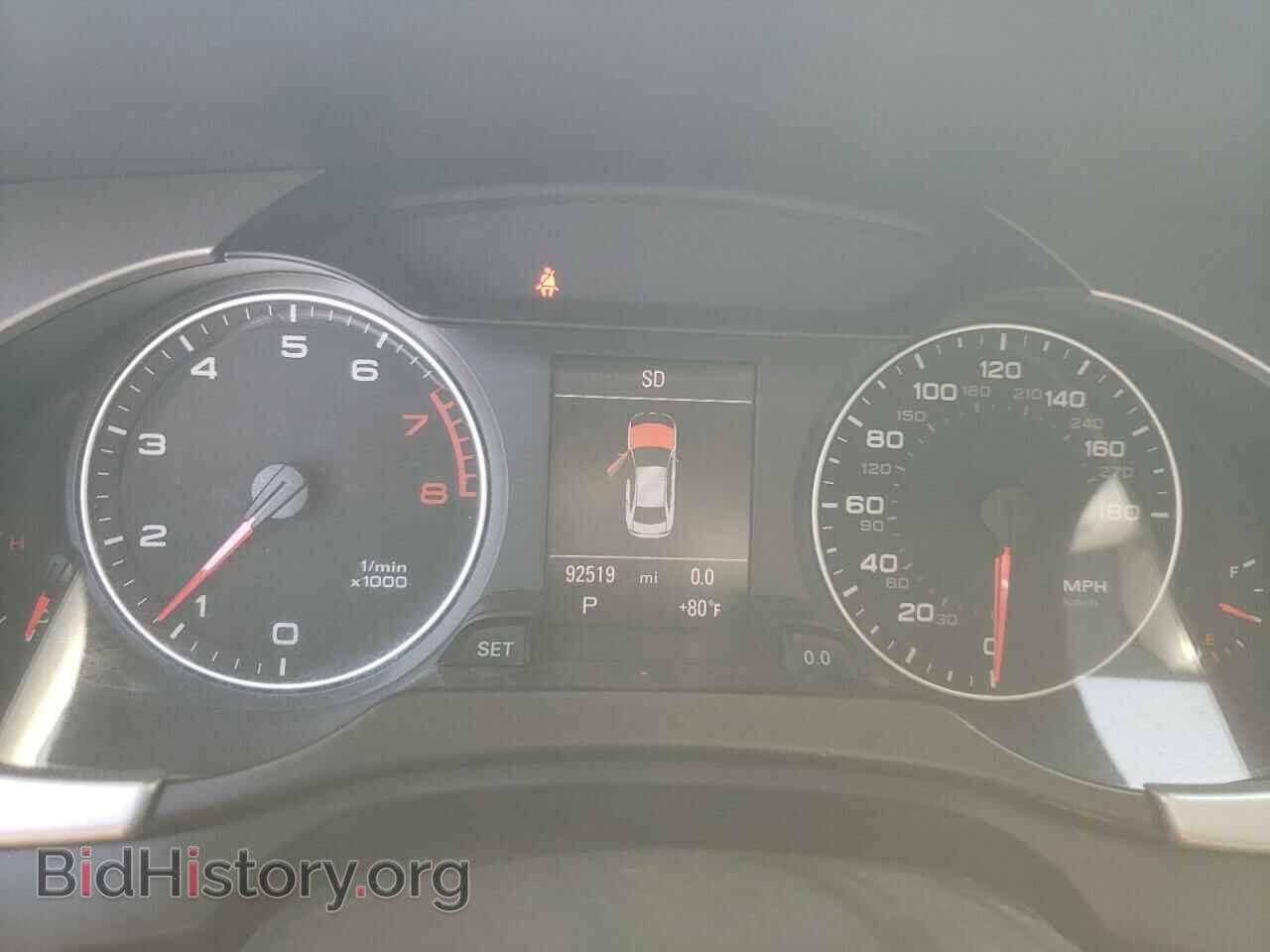 2012 AUDI A4 - VIN: WAUFFAFLXCA029419 - Фото 9