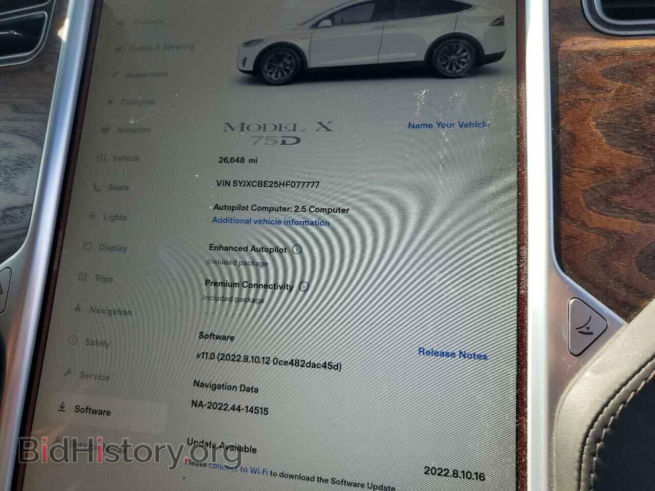 2017 TESLA MODEL X - VIN: 5YJXCBE25HF077777 - Photo 9