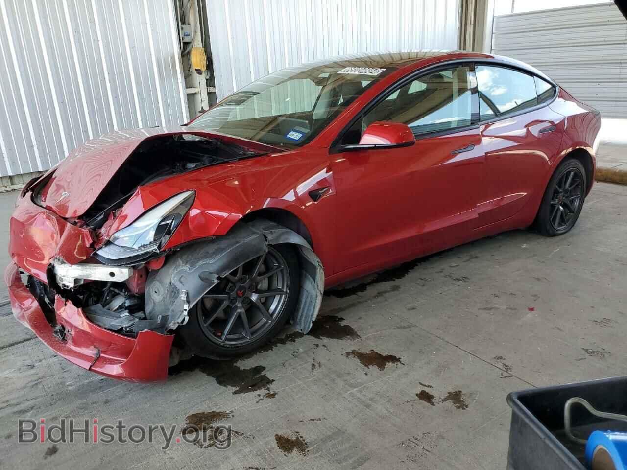 Photo 5YJ3E1EB4NF288452 - TESLA MODEL 3 2022
