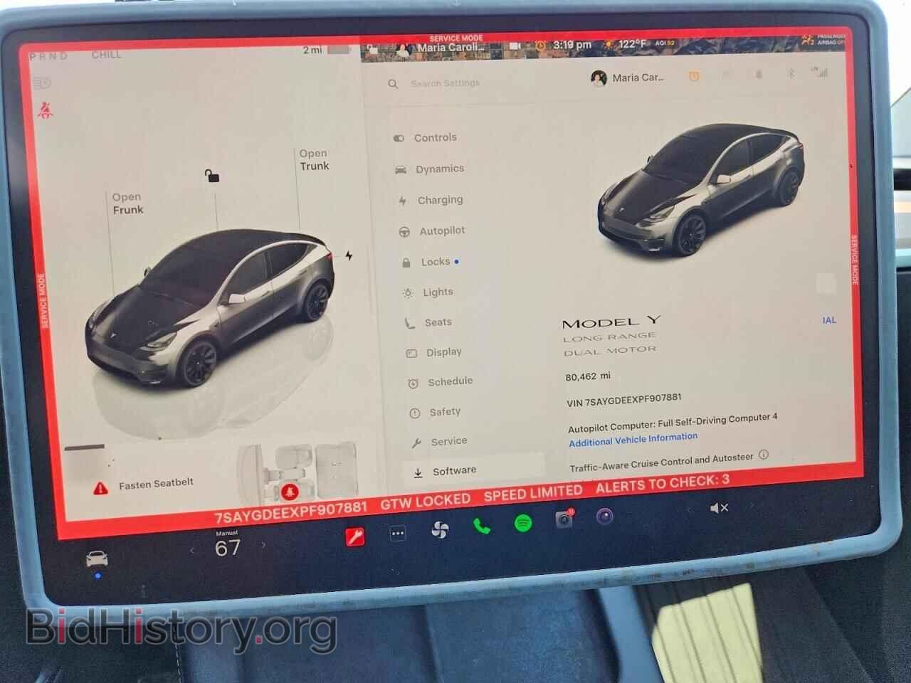 2023 TESLA MODEL Y - VIN: 7SAYGDEEXPF907881 - Photo 9