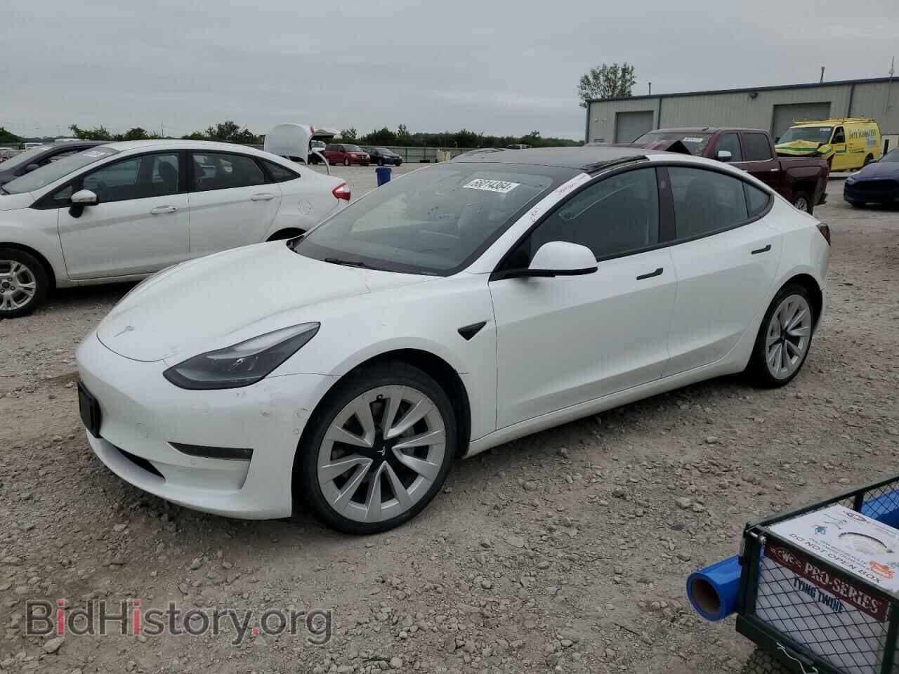 Фотография 5YJ3E1EB2NF143040 - TESLA MODEL 3 2022