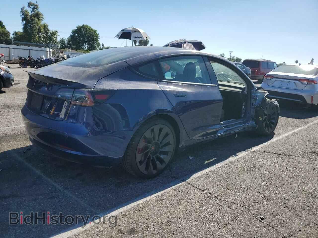 2022 TESLA MODEL 3 - VIN: 5YJ3E1EC7NF168640 - Фото 3
