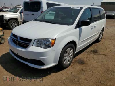 2016 Dodge CARAVAN SE, белый — VIN 2C4RDGBG8GR228052, Copart