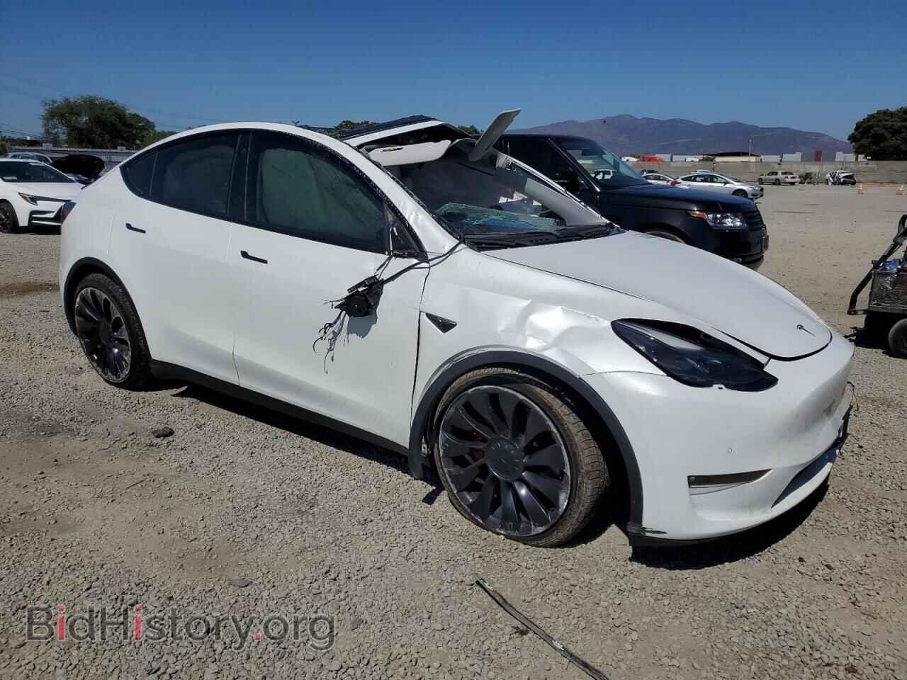 2022 TESLA MODEL Y - VIN: 7SAYGDEF5NF410176 - Фото 4