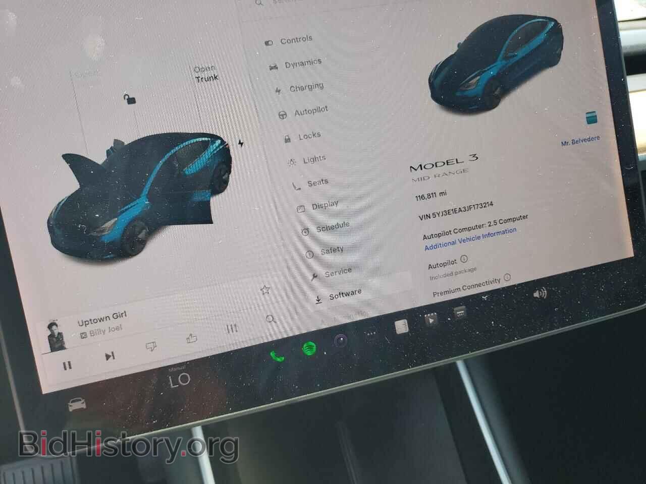 2018 TESLA MODEL 3 - VIN: 5YJ3E1EA3JF173214 - Фото 9
