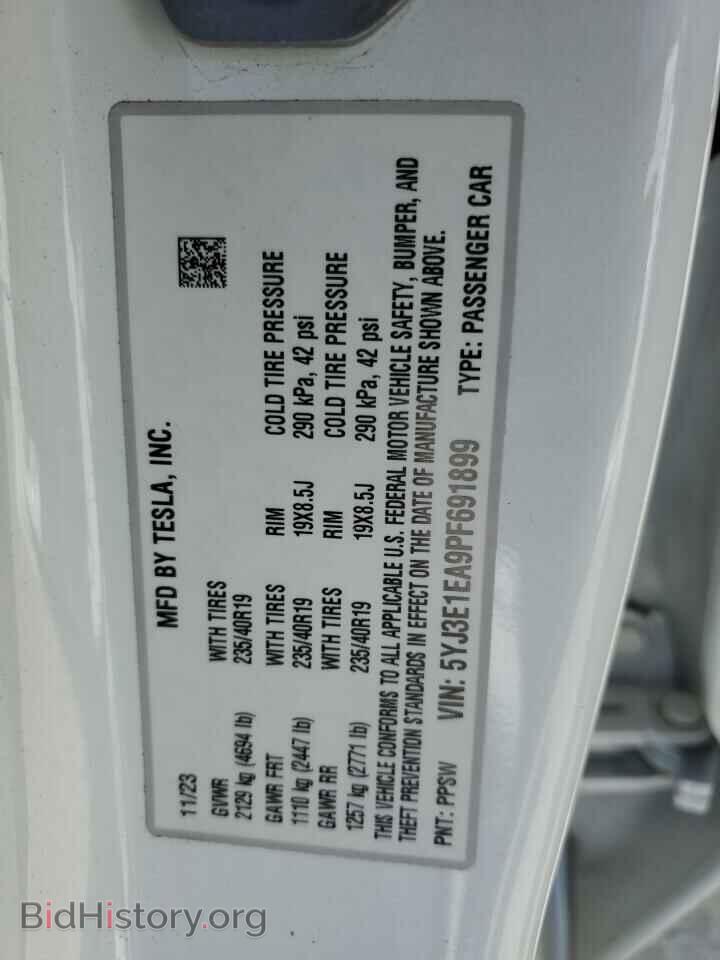 2023 TESLA MODEL 3 - VIN: 5YJ3E1EA9PF691899 - Photo 13
