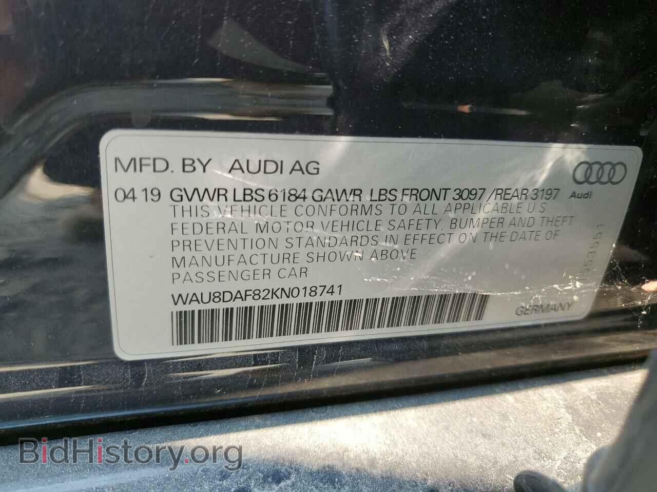 2019 AUDI A8 - VIN: WAU8DAF82KN018741 - Photo 12