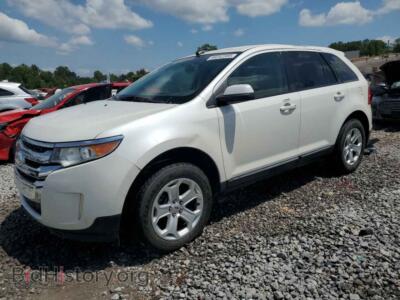 2013 Ford EDGE SEL, белый — VIN 2FMDK3JCXDBE22878, Copart