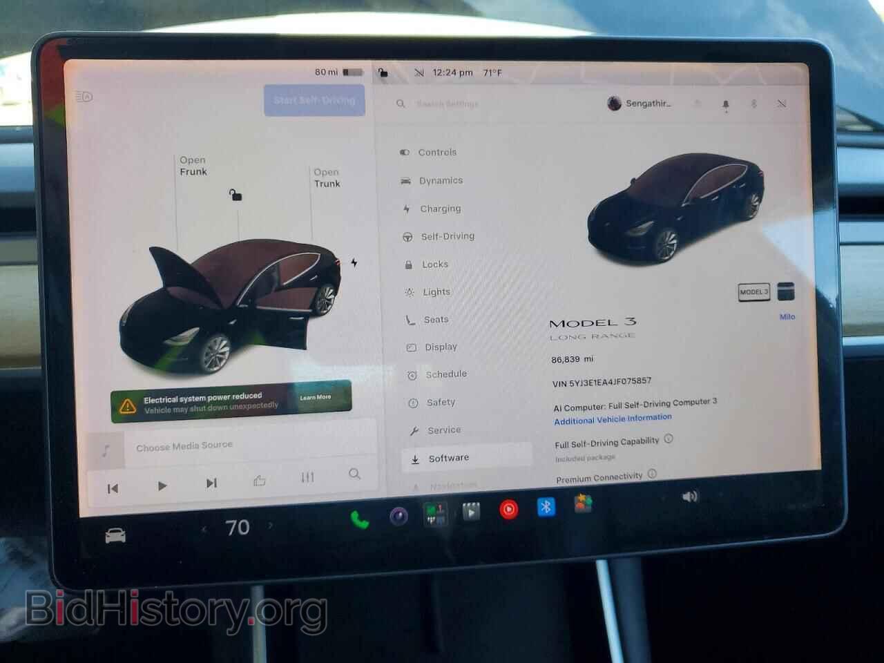 2018 TESLA MODEL 3 - VIN: 5YJ3E1EA4JF075857 - Photo 9