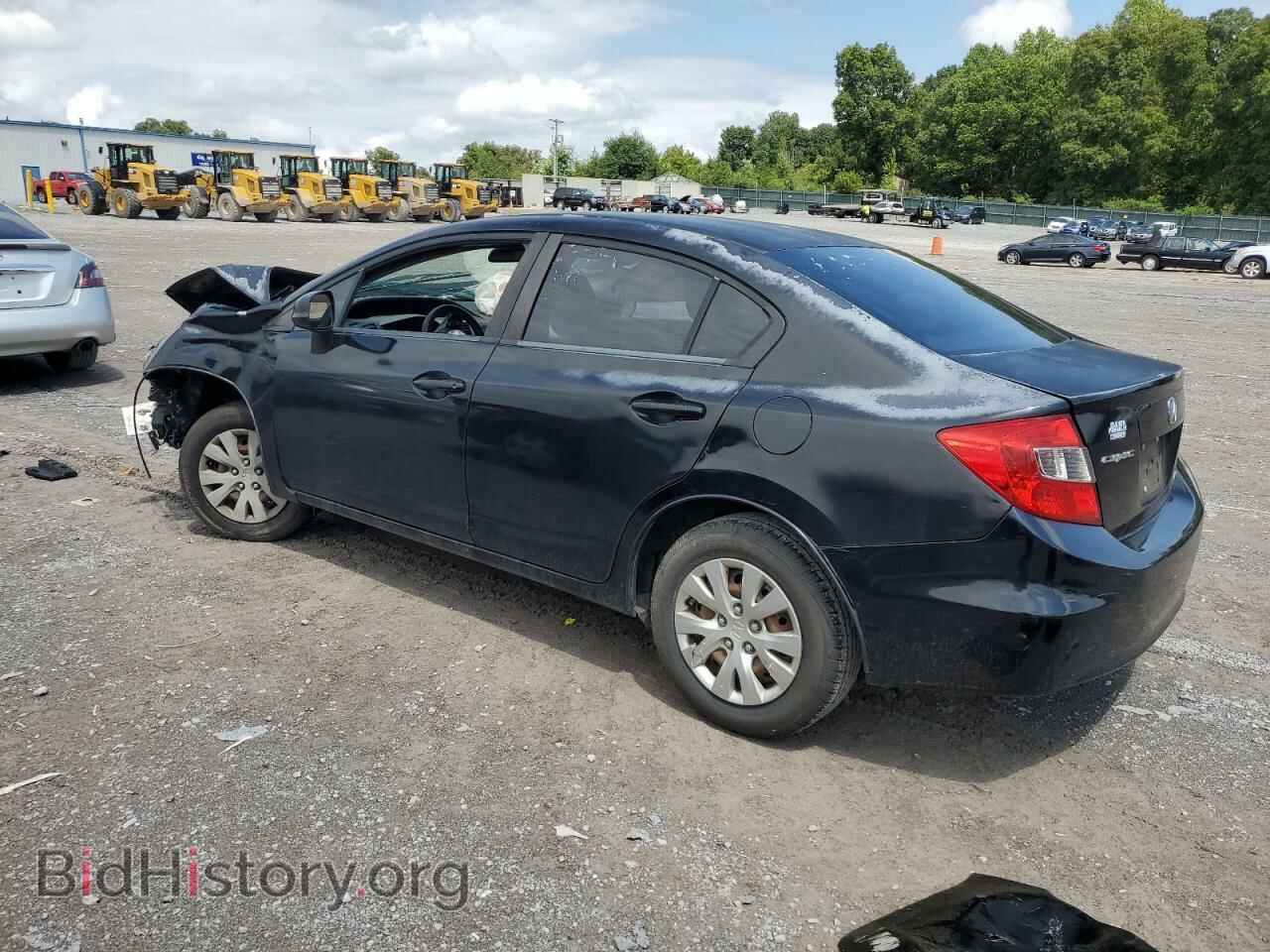 2012 HONDA CIVIC - VIN: 2HGFB2F55CH595691 - Фото 2