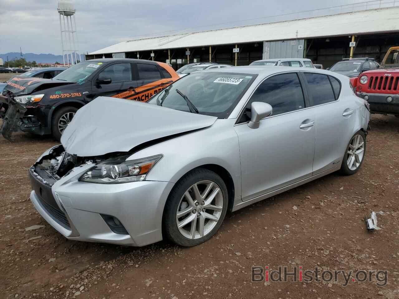 Фотография JTHKD5BH2G2252469 - LEXUS CT 200 2016