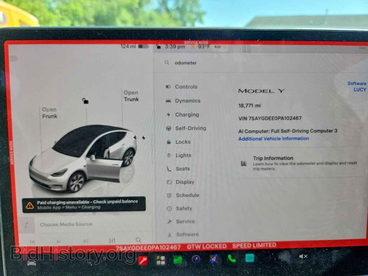 2023 TESLA MODEL Y - VIN: 7SAYGDEE0PA102467 - Фото 9