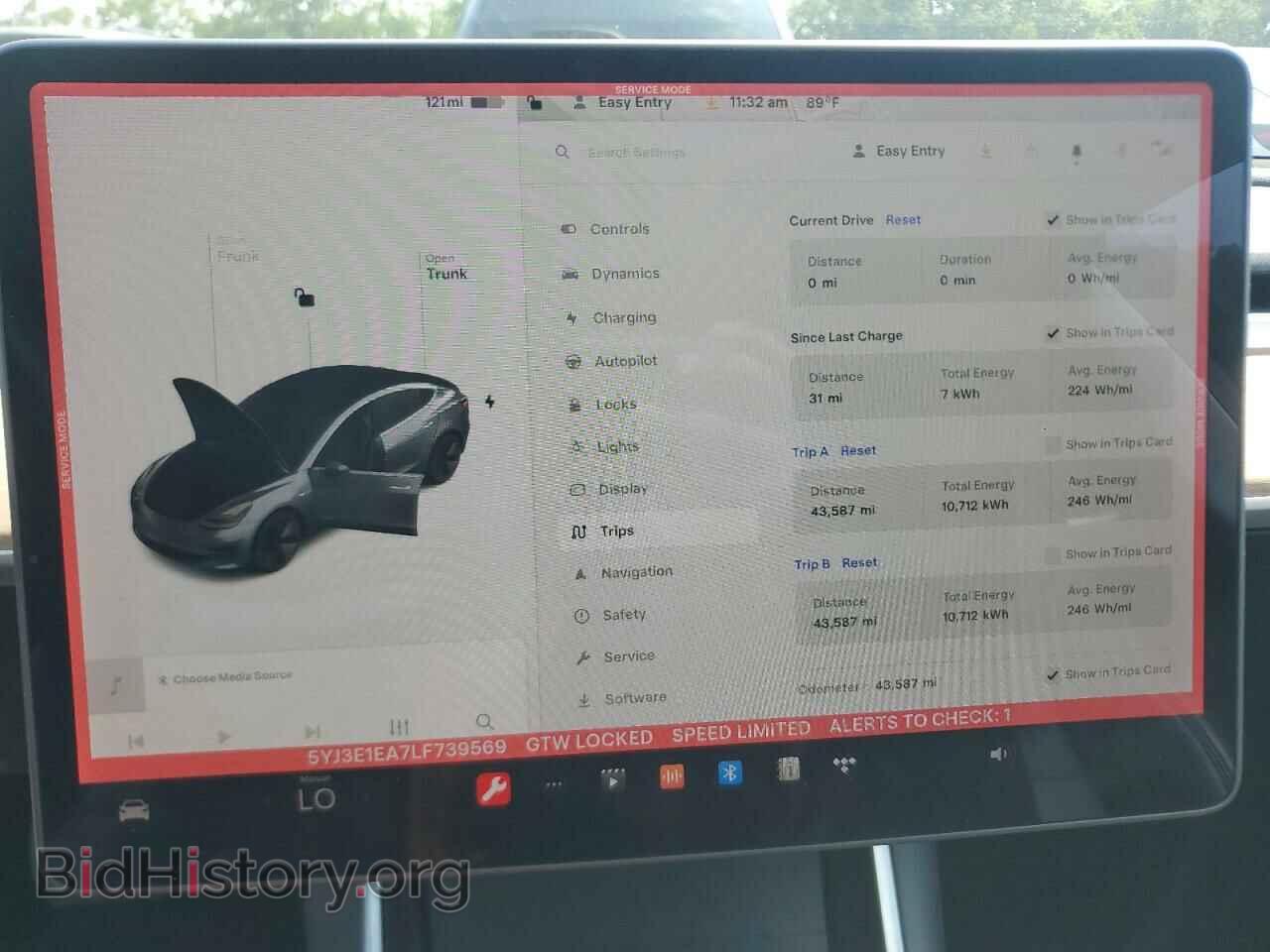 2020 TESLA MODEL 3 - VIN: 5YJ3E1EA7LF739569 - Фото 9