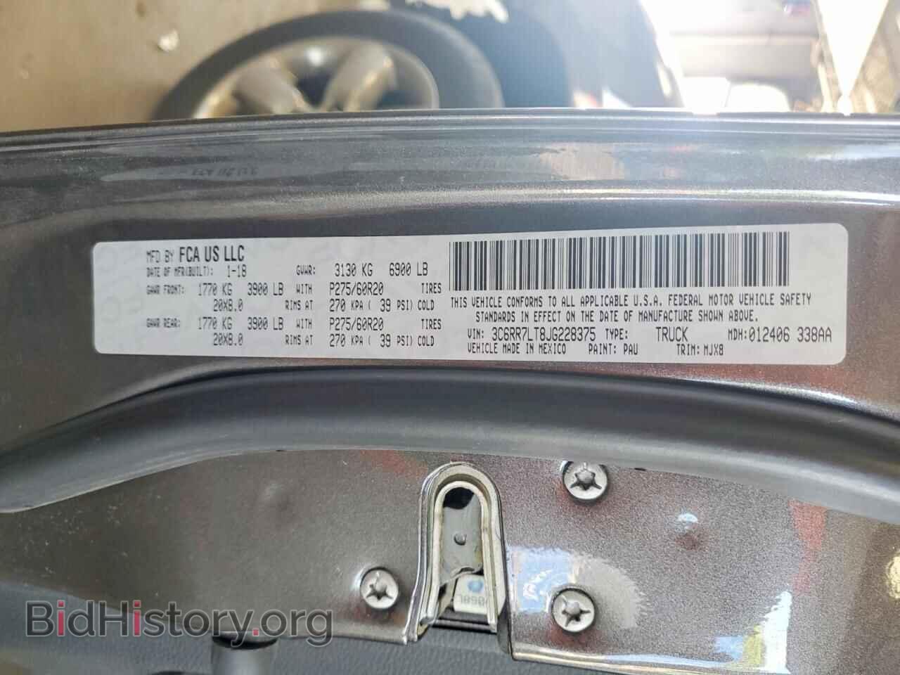 2018 RAM 1500 - VIN: 3C6RR7LT8JG228375 - Photo 13