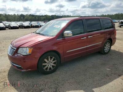 2015 Chrysler MINIVAN Town & COU, red — VIN 2C4RC1BG5FR538318, Copart
