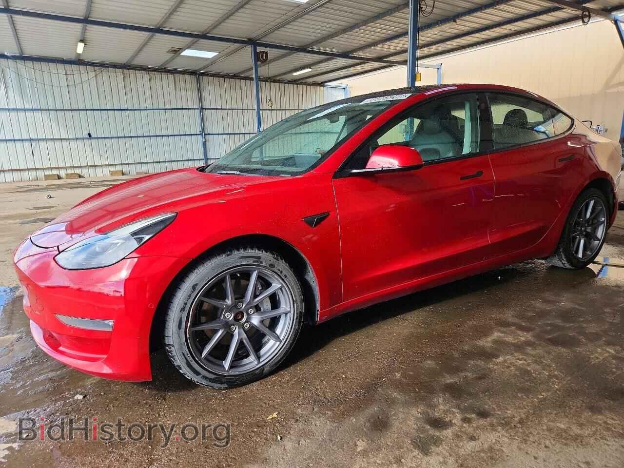 Photo 5YJ3E1EB3NF190979 - TESLA MODEL 3 2022