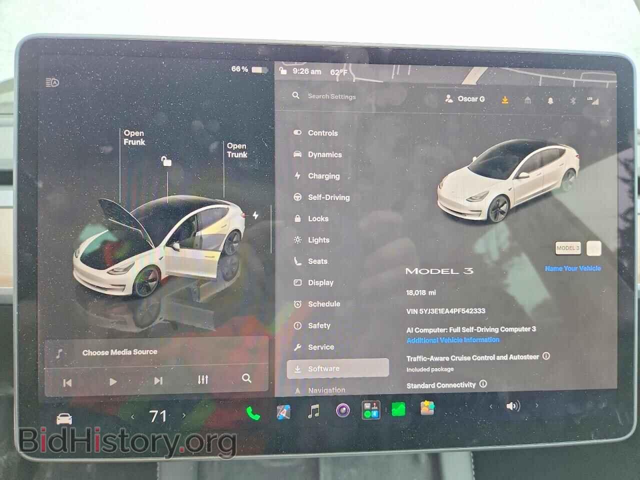 2023 TESLA MODEL 3 - VIN: 5YJ3E1EA4PF542333 - Фото 9