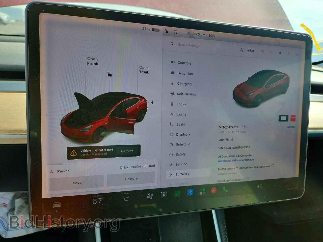 2018 TESLA MODEL 3 - VIN: 5YJ3E1EA6JF045503 - Фото 9