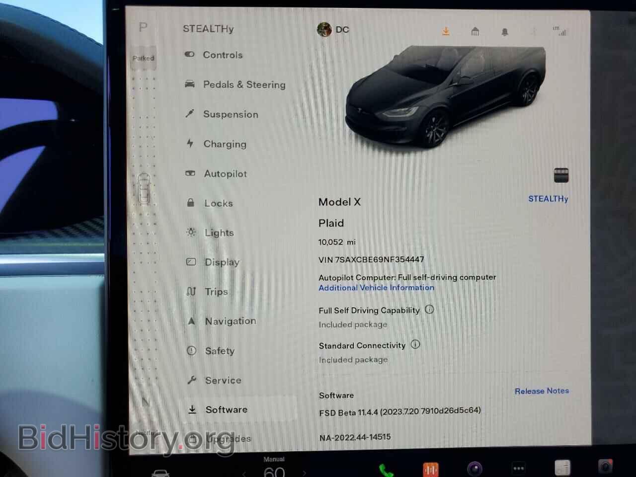 2022 TESLA MODEL X - VIN: 7SAXCBE69NF354447 - Photo 9