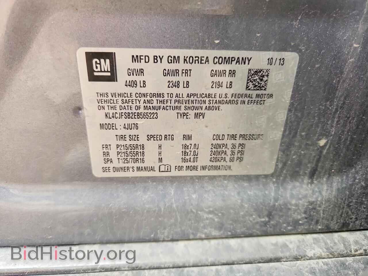 2014 BUICK ENCORE - VIN: KL4CJFSB2EB565223 - Photo 13