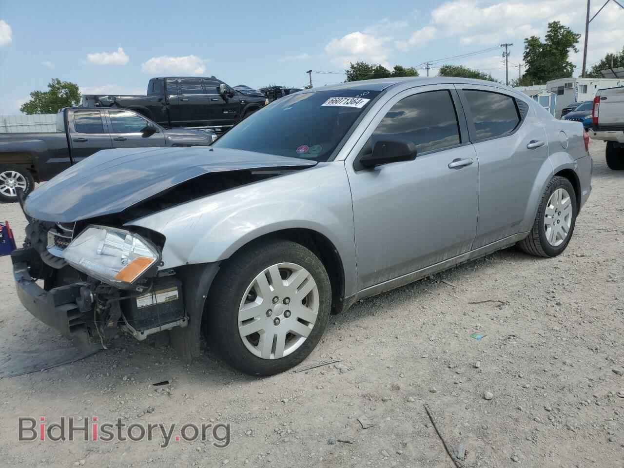 Фотография 1C3CDZAB0DN588310 - DODGE AVENGER 2013