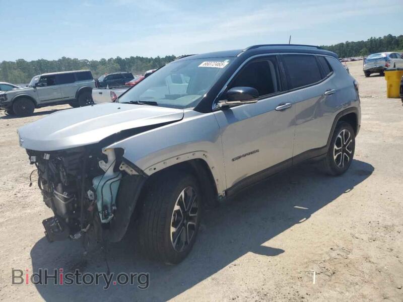 2022 Jeep COMPASS Limited (VIN 3C4NJDCB8NT142288) — photo 1 of 13, Copart, damage: front end