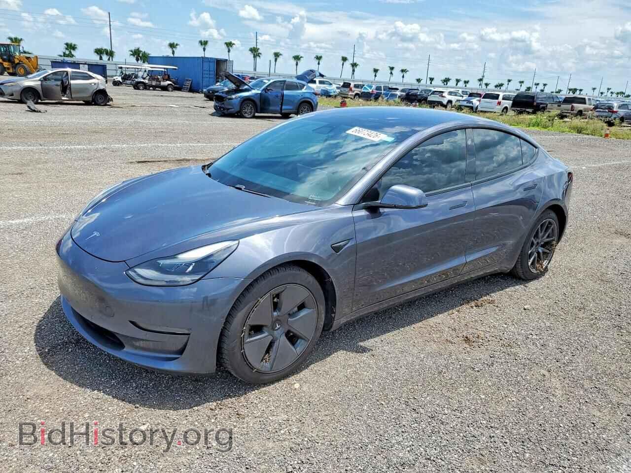 Photo 5YJ3E1EAXMF083076 - TESLA MODEL 3 2021