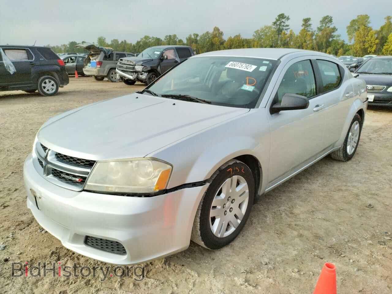 2012 DODGE AVENGER - VIN: 1C3CDZAB2CN231788 - Фото 2