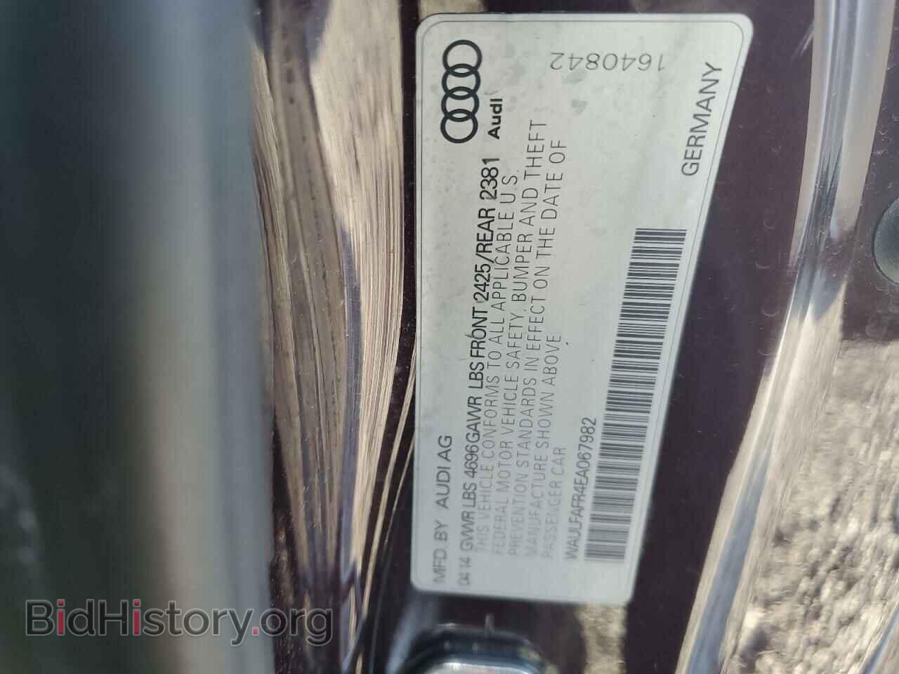 2014 AUDI A5 - VIN: WAULFAFR4EA067982 - Photo 12