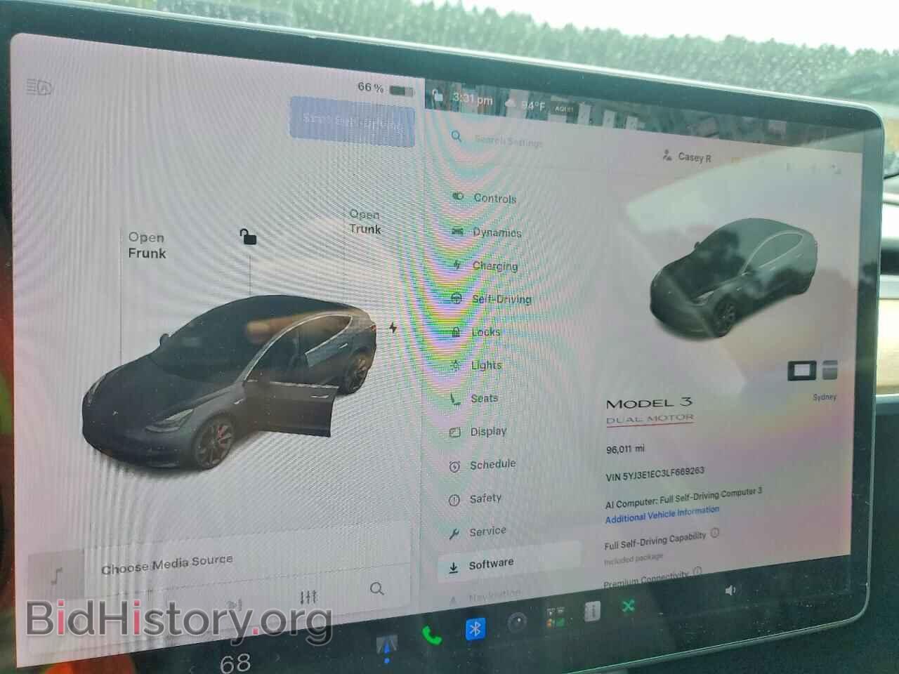 2020 TESLA MODEL 3 - VIN: 5YJ3E1EC3LF669263 - Photo 9