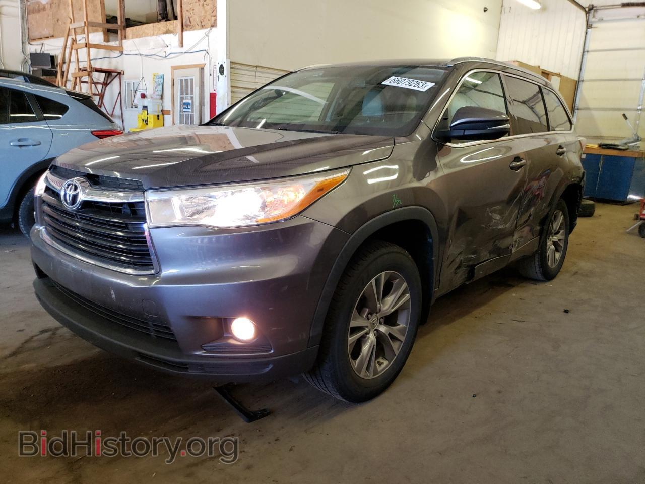 Фотография 5TDJKRFH2ES019363 - TOYOTA HIGHLANDER 2014